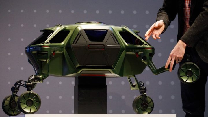Imagem de um dos robôs propostos pela Hyundai para futuro veículo