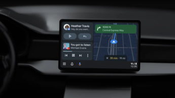 Android Auto Google ecrã carro