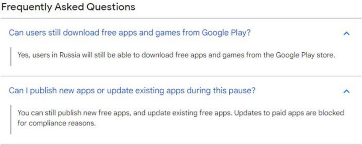 Google Rússia Ucrânia Android apps