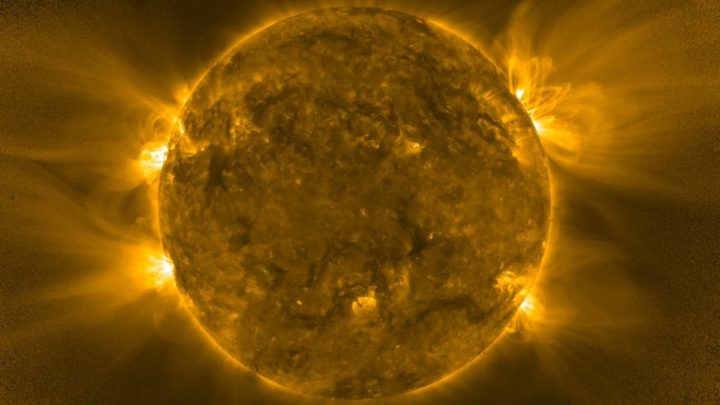 Imagem incrível do Sol captada pela nave Solar Orbiter da ESA/NASA