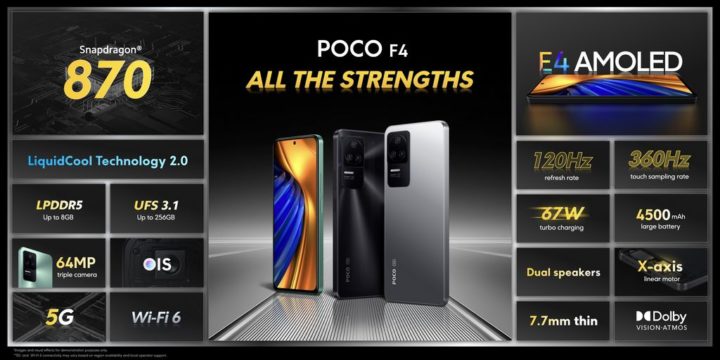 5 motivos para escolher o POCO F4 como o seu próximo smartphone