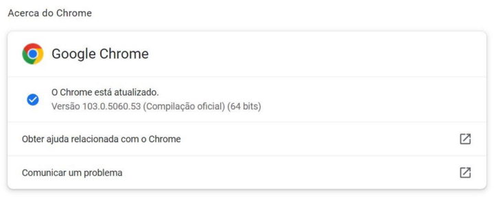 Chrome 103 Google browser rápido
