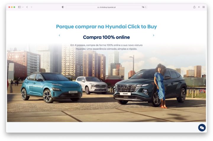 Imagem site Click to Buy Hyundai