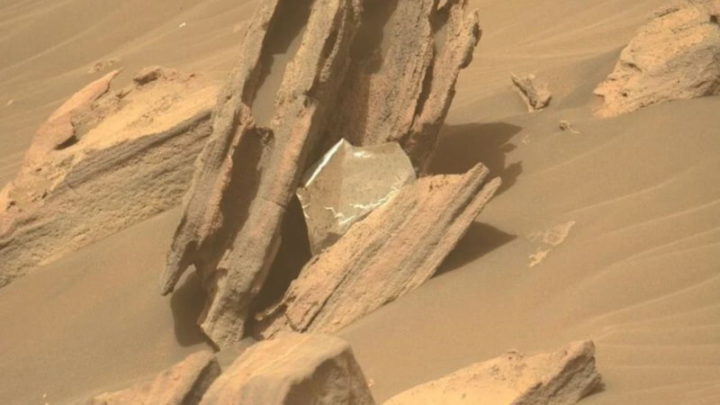 Detritos encontrados em Marte pelo Perseverance