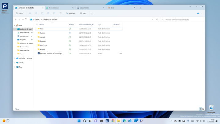 Windows 11 separadores explorador ficheiros Microsoft