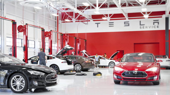 Tesla funcionários serviço suporte carros