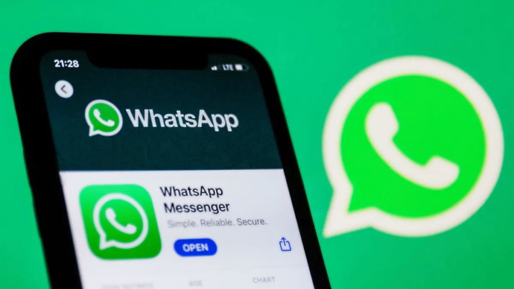 WhatsApp chamadas vídeo ecrã partilha