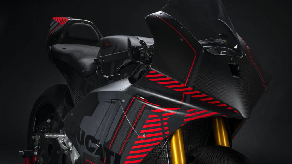 Ducati apresentou a sua mota elétrica oficial preparada para as corridas de MotoE