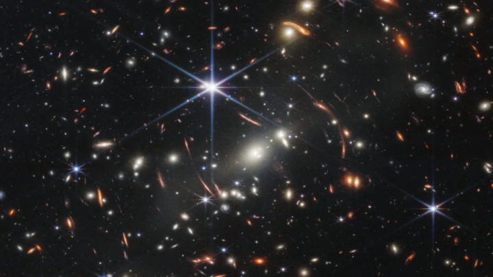 James Webb telescópio universo imagem galáxias