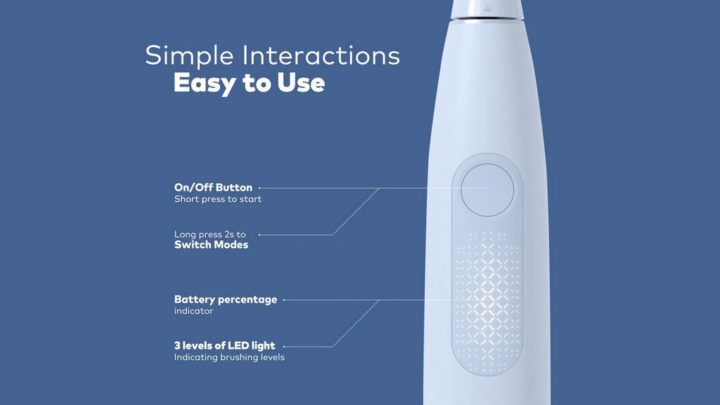 Escova de dentes elétrica Oclean F1 - a melhor tecnologia para cuidar da sua higiene oral