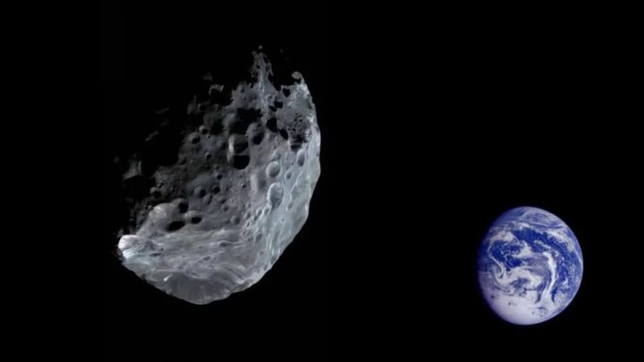 Imagem asteroide que passará próximo da Terra