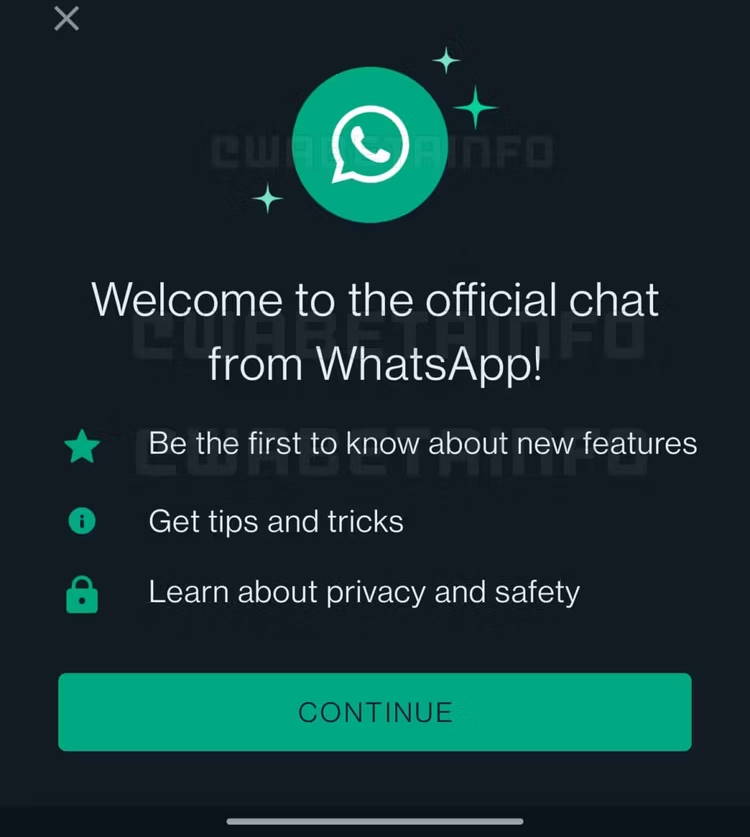 WhatsApp canal novidades serviço