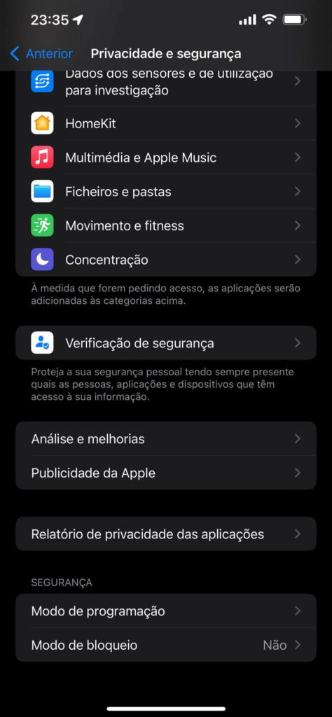 Apple iPhone Lockdown Mode segurança iOS 16