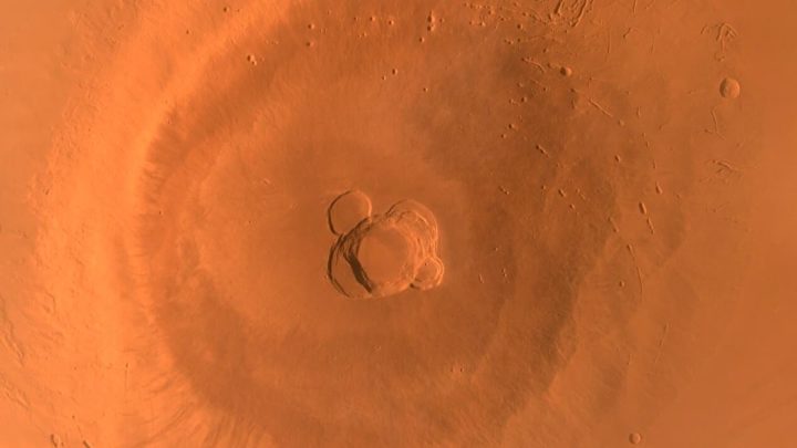 Imagem de Marte em alta resolução captada pela China