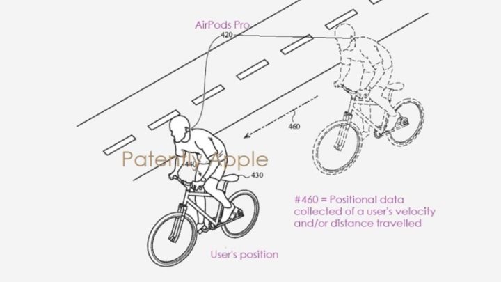 Ilustração da patente Apple sobre tecnologia de alerta nos AirPods