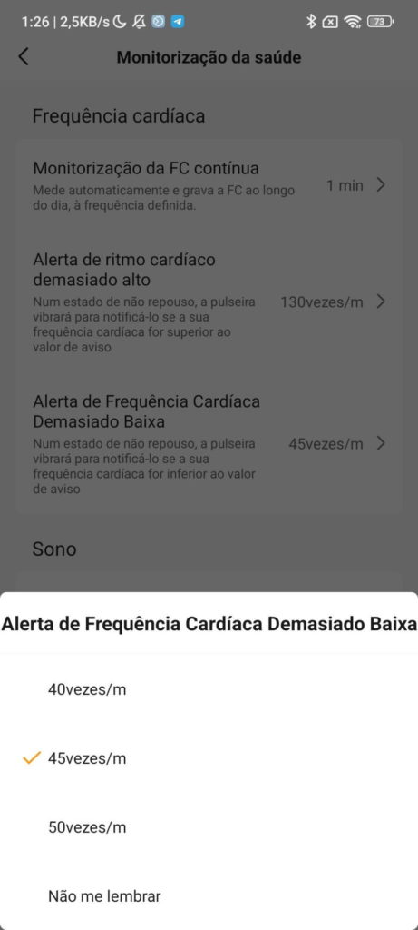 Xiaomi Mi Band 7 smartband cardíaco saúde
