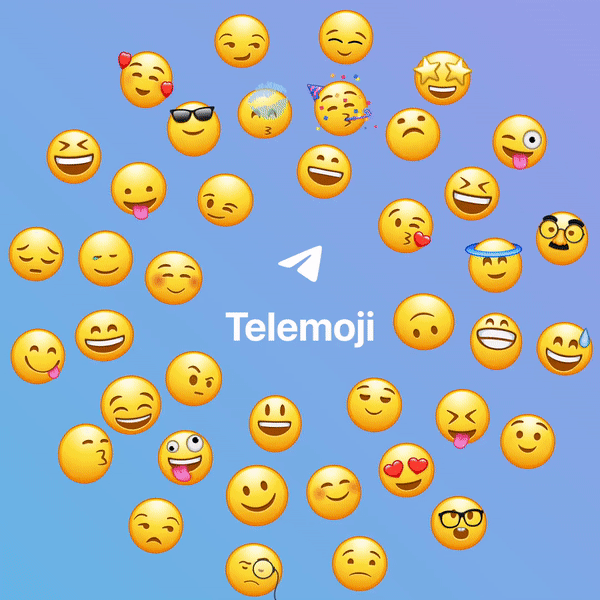 Actualización de emojis Telegram Apple Telemoji