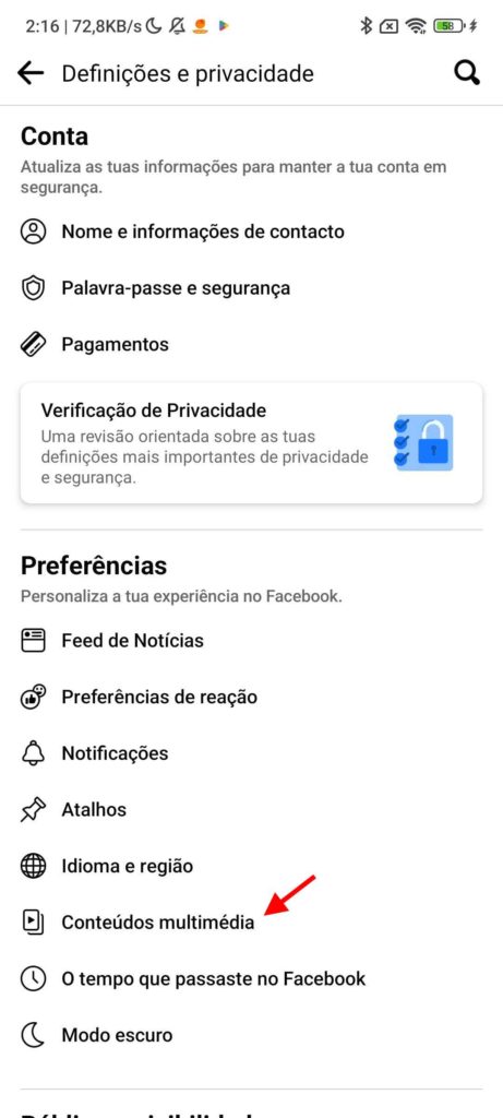 Facebook privacidade browser dados
