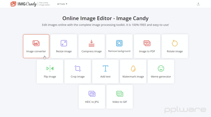 Image Candy - a edição de imagem de forma rápida, gratuita e online