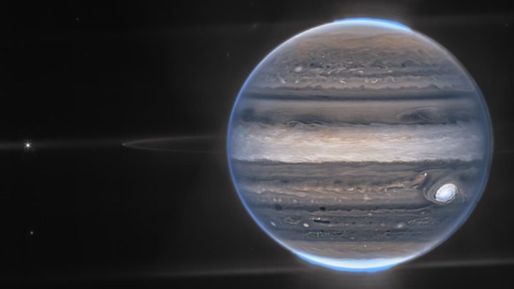Image of Jupiter captured by NASA's James Webb Space Telescope