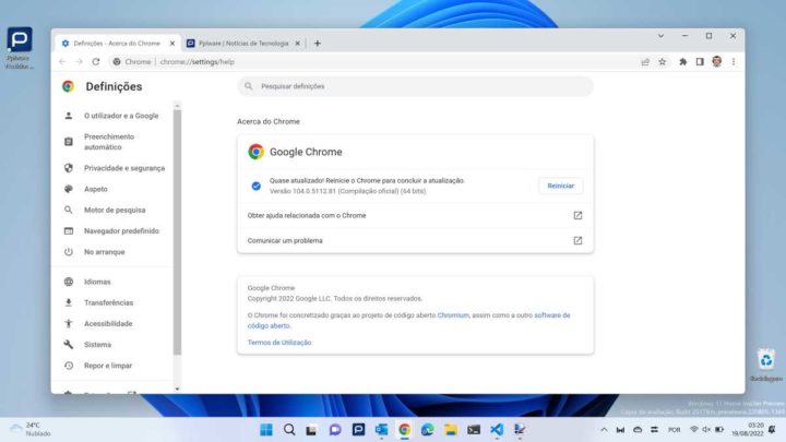 Chrome Google falha segurança browser