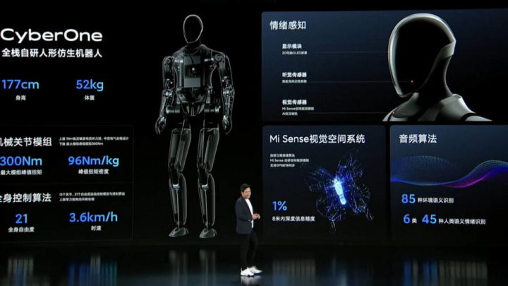 CyberOne Xiaomi robô humanoide