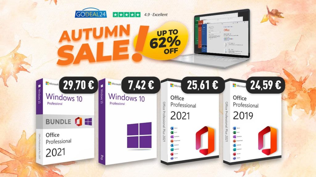 Mais e melhores descontos na GoDeal24: chave digital Windows nos €7,42, descubra tudo!