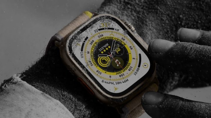 Imagem Apple Watch Ultra com bateria para 60 horas com modo de baixo consumo