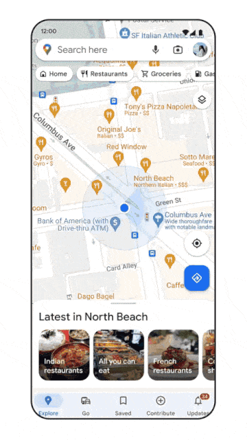 Google Maps locais virtual