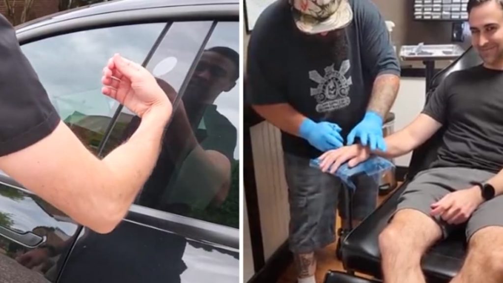 Proprietário de um Tesla faz implante de chip na mão que é a chave do seu carro