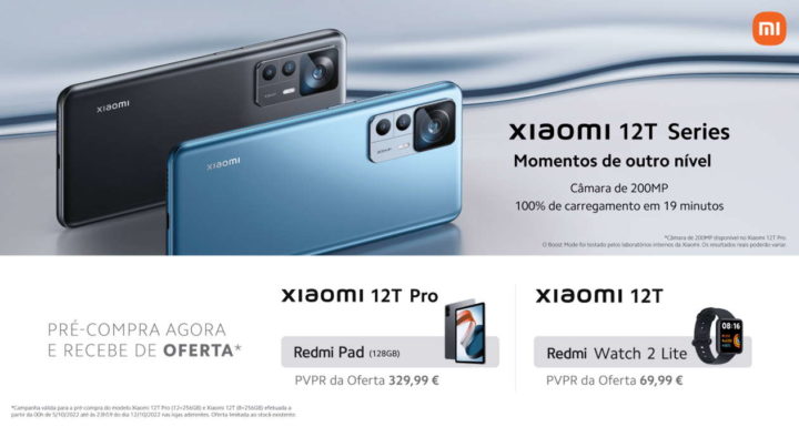 Xiaomi 12T Pro smartphones