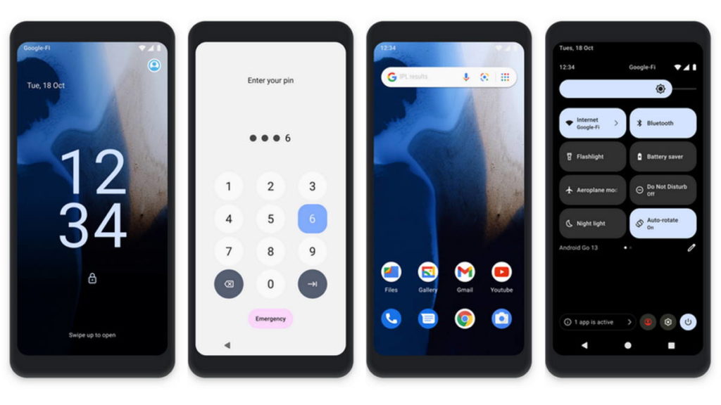 Android 13 Go Google smartphones