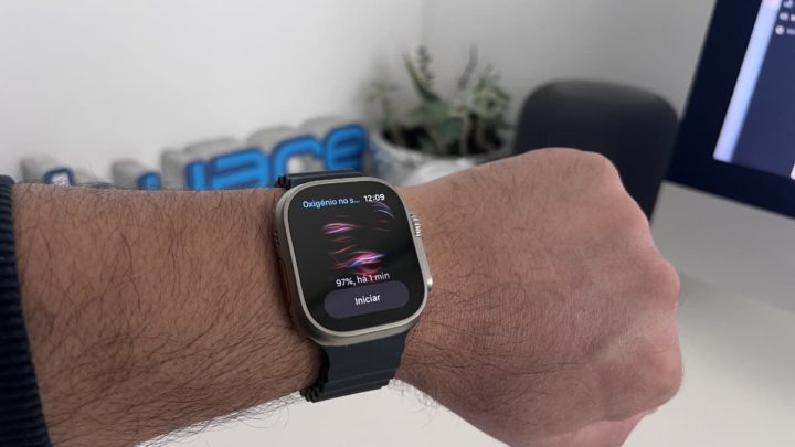 Imagem Apple Watch Ultra com medição de oxigénio no sangue