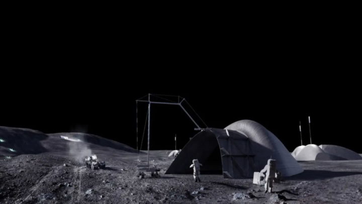 LINA da NASA na Lua