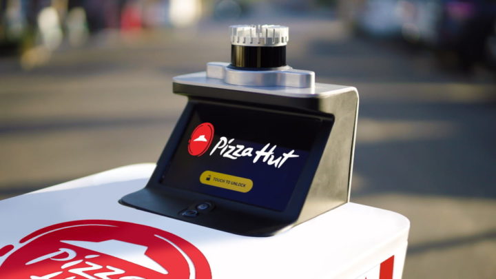 Robô para entregas da Pizza Hut, no Canadá