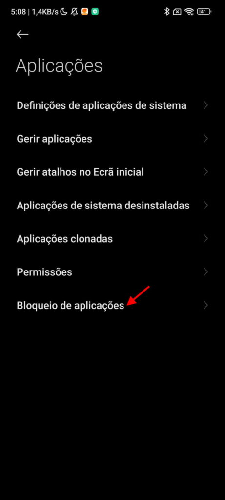 bloquear apps Xiaomi MIUI segurança