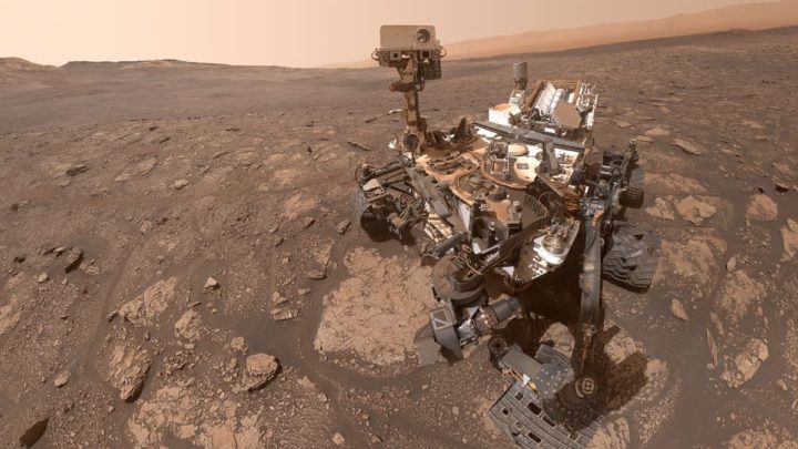 Imagem rover Curiosity da NADA em Marte