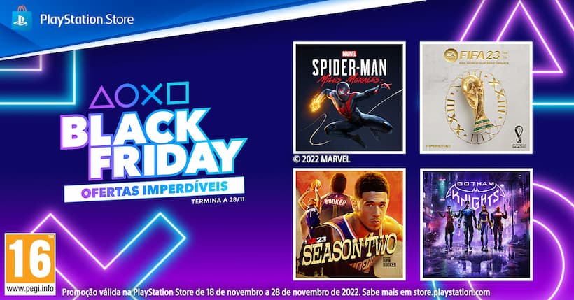 Black Friday 2022: PlayStation anuncia descontos - Record Gaming