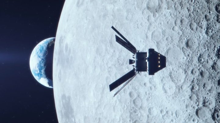 Imagem da Artemis 1 da NASA rumo à Lua