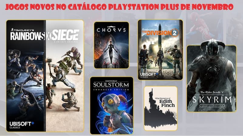 PS Plus divulga a lista de jogos grátis de outubro