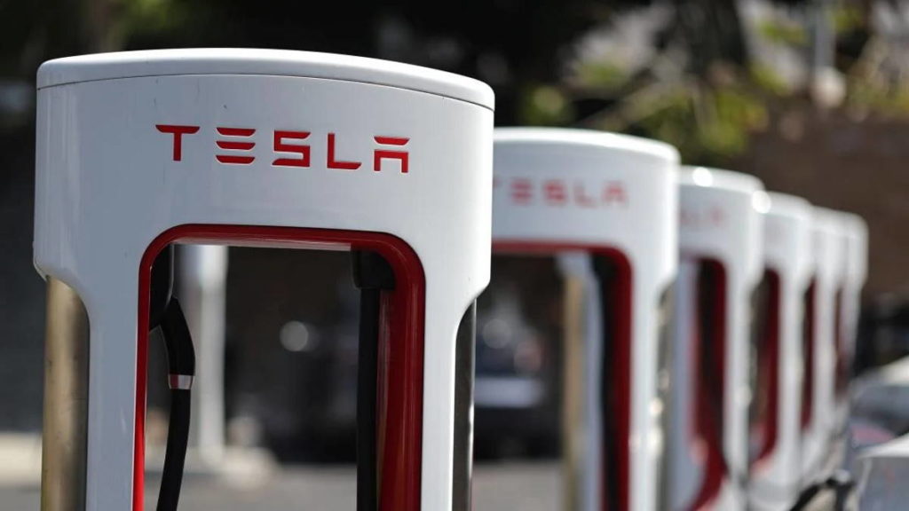 Tesla Superchargers rede carros carregamento