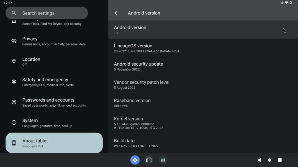 Google Raspberry Pi Android TV 13