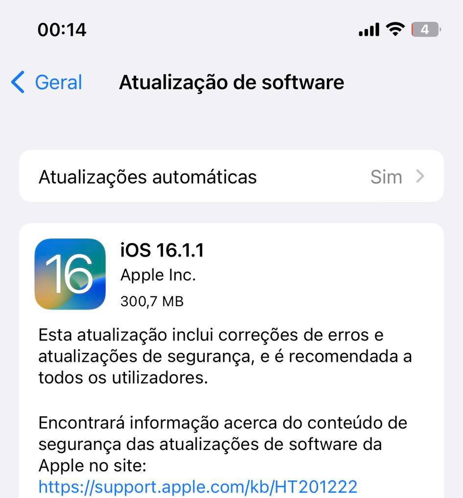 Apple iOS 16.1.1 iPadOS macOS