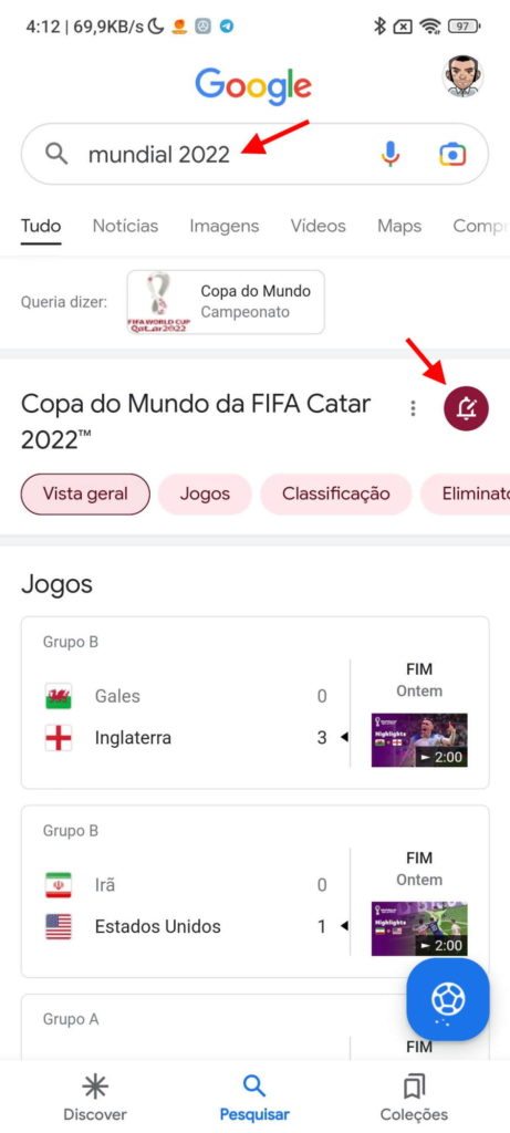 Portugal Qatar Google Futebol seleção