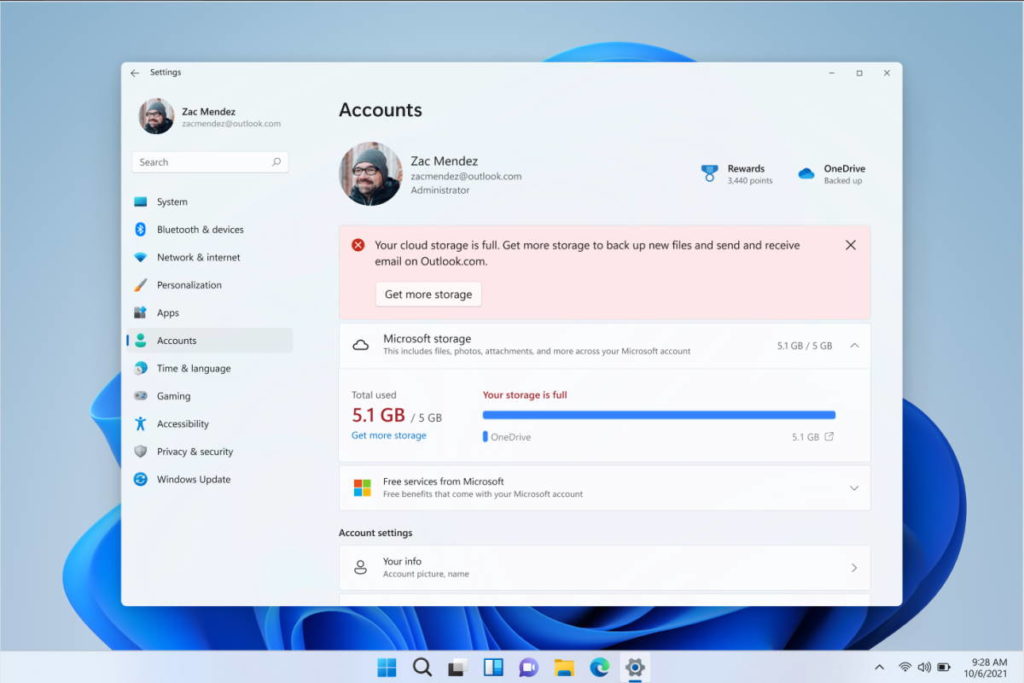 Windows 11 Microsoft novidades OneDrive melhorias