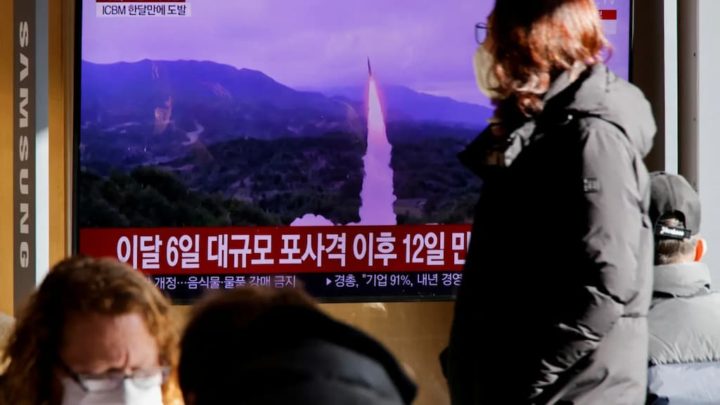 Coreia do Norte lançou hoje mísseis balísticos "não identificados"