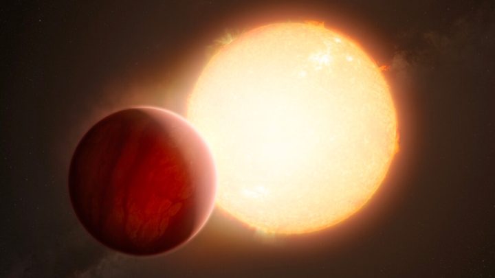 Ilustração do exoplaneta Kepler-1658b