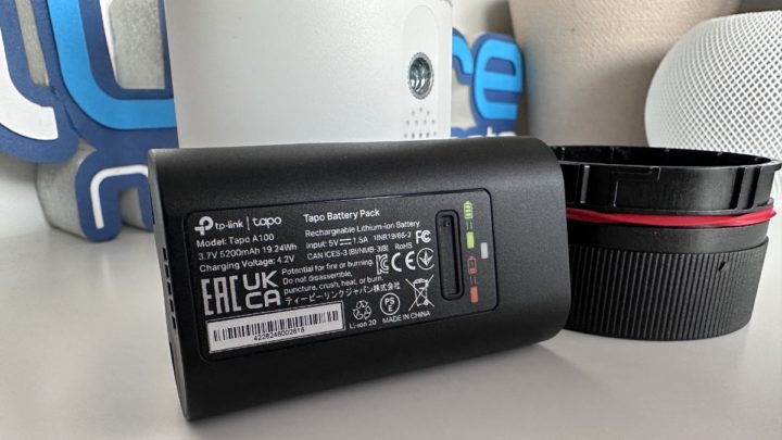 Imagem bateria da Câmara de Videovigilância TP-Link