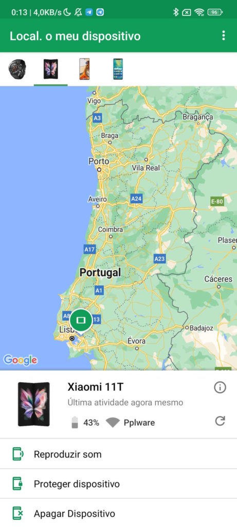 Google Android Find my device localizar smartphones