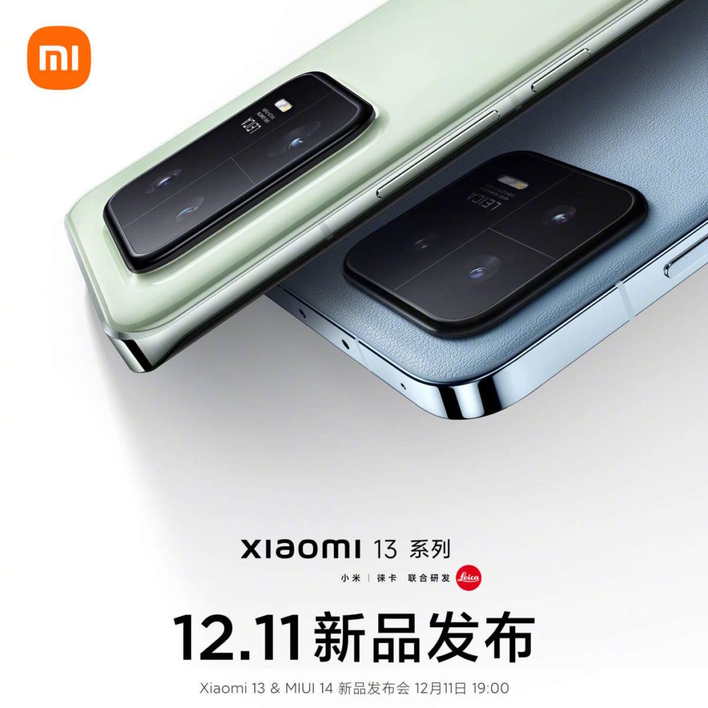 Xiaomi 13 MIUI 14 smartphone apresentação